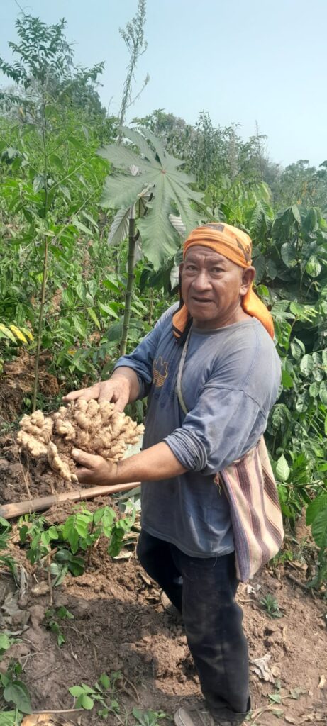 Man holding Ginger